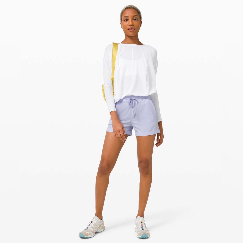 lululemon athletica Light Lavender Athletic Shorts